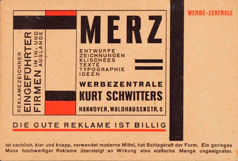 Kurt Schwitters. Avant-Garde and Advertising